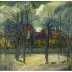 Stanisław PACIOREK (1889 - 1952), Pejzaż z plant, [1914]