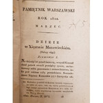 WARSAW MEMORIALS Year 1820.Month of March DAYS IN MAZOWIECKIE VILLAGE