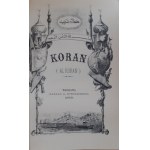 KORAN (Al-Koran) Tom I-II Warszawa 1858 /reprint