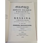 GRABOWSKI Ambroży - GROBY KRÓLÓW POLSKICH W KRAKOWIE W KOŚCIELE KATEDRALNYM NA ZAMKU Reprint z 1835