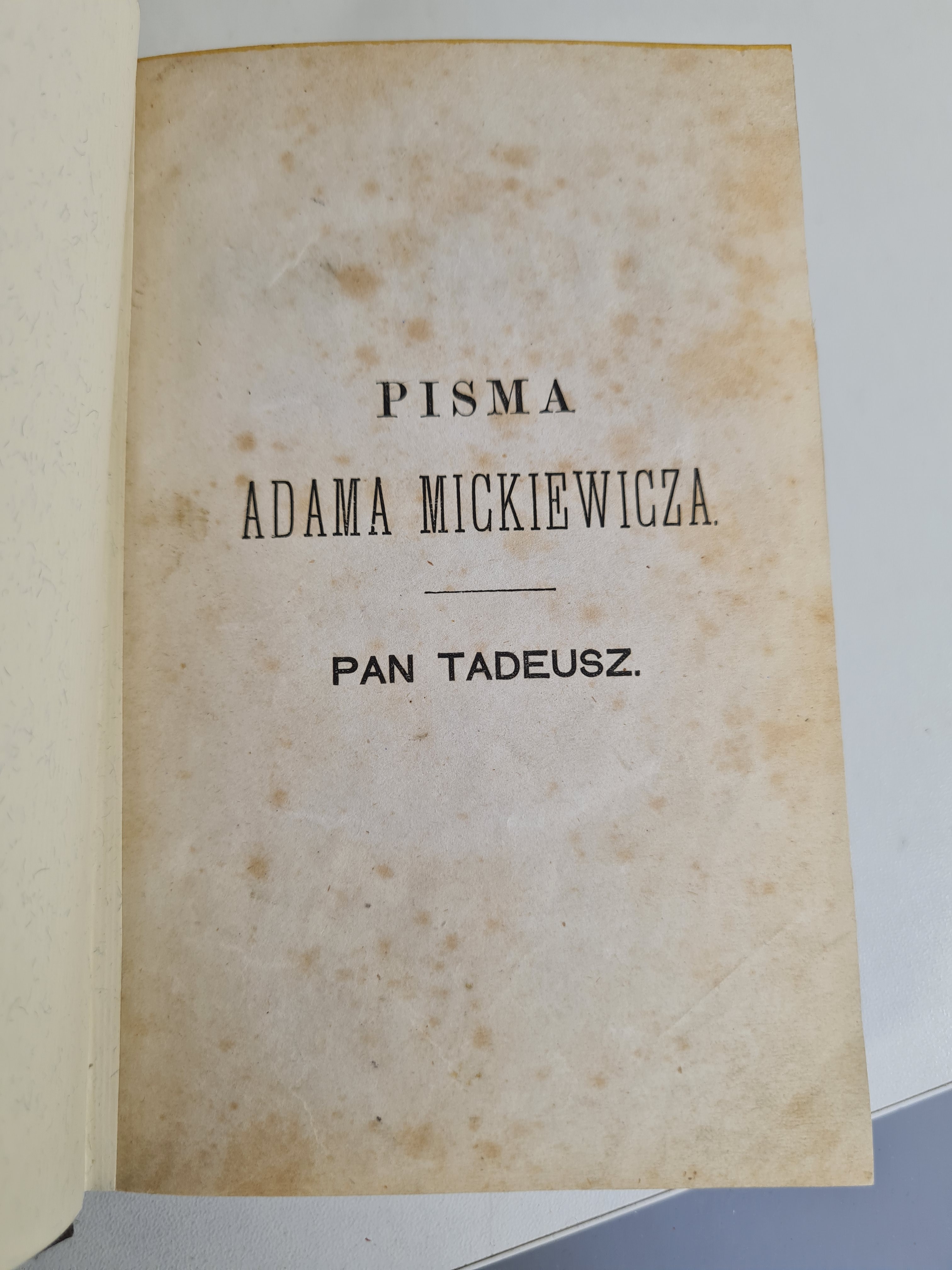 Gdzie Powstało Pierwsze Biskupstwo Na Ziemiach Polskich MICKIEWICZ Adam - PISMA tom 1-8 Wyd.Merzbach 1858 Pan Tadeusz - wyd