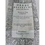 Paprocki Bartosz HERBY RYCERSTWA POLSKIEGO 1858 ORIGINAL