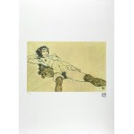 Egon Schiele (1890-1918), Nude - lying down