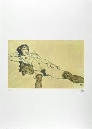 Egon Schiele (1890-1918), Akt - leżąca