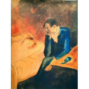 Pablo Picasso (1881-1973), Spiaca žena, 1995