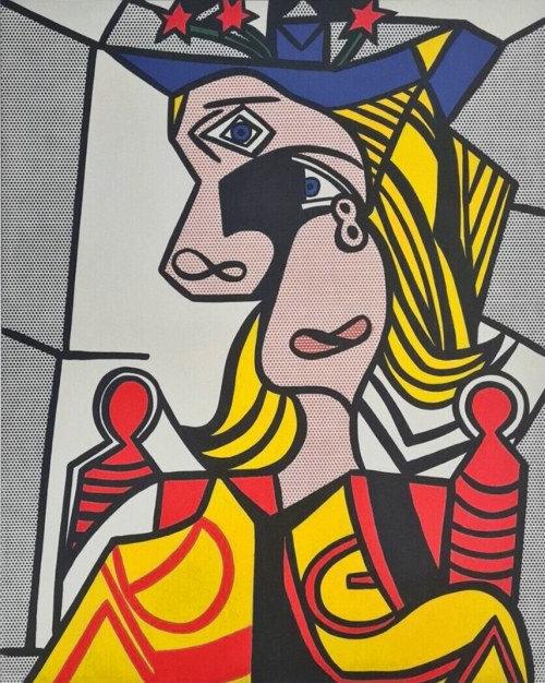 Roy Lichtenstein (1923-1997), Woman with flowered Hat