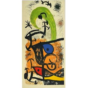 Joan Miro (1893-1983), Der Führer des Mondes, 1973