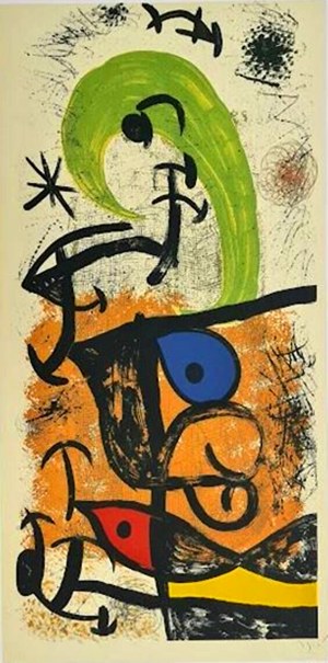 Joan Miro (1893-1983), The leader of the moon, 1973