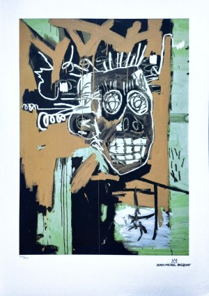 Jean-Michel Basquiat (1960-1988), Head in gold II