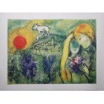 Marc Chagall (1887-1985), Milenci z Benátok, 1986