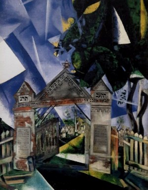 Marc Chagall (1887-1985), Gate of the Jewish cemetery