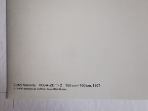 Victor Vasarely (1906 -1997), Vega - zett 2, 1975