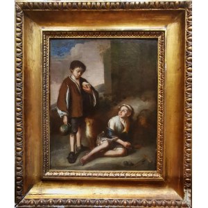 Bartolomé Esteban Murillo, Kopie, Einladung zum Argolla-Spiel, 19. Jahrhundert.