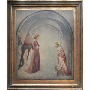 Fra Angelico (1395-1455), Verkündigung (Reproduktion)