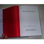 Marina Abramovic (b.1946), Walk Through Walls, autographed book