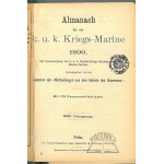 (VÁLEČNÝ NÁMOŘNÍK). Almanach fur die k. u. k. Kriegs-Marine.