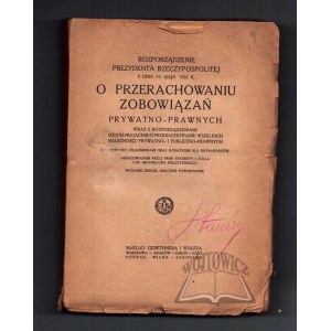 Regulation of the President of the Republic of Poland of May 14, 1924.