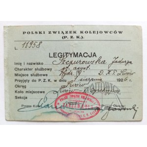 LEGITIMITA. Odborový svaz polských železničářů. (P.Z.K.)