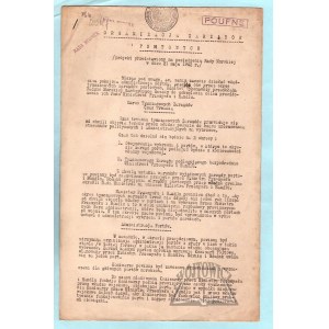 ORGANIZÁCIA PRÍSTAVNÝCH ÚRADOV, návrh predložený na zasadnutí Námornej rady 21. mája 1942.