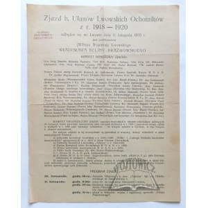Sraz bývalých lvovských jezdeckých dobrovolníků z let 1918-1920.