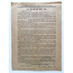 Union for the Repair of the Republic. Proclamation.