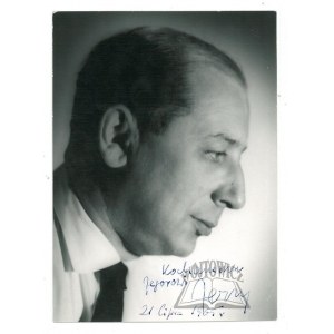 BOSSAK Jerzy. (Autograph).