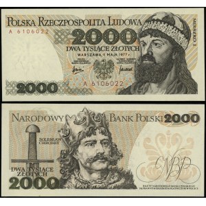 Poľsko, 2 000 PLN, 1.05.1977