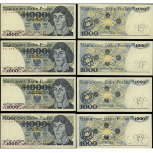 Polsko, sada 4 x 1 000 PLN, 1.06.1979