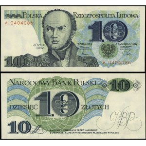 Poland, 10 zloty, 1.06.1982