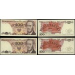 Polska, zestaw 10 banknotów, 1975-1986