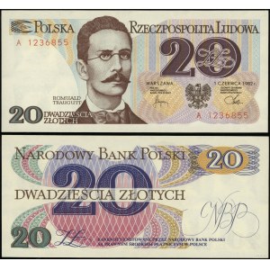 Polsko, 20 zlotých, 1.06.1982