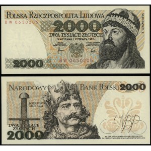 Poland, 2,000 zloty, 1.06.1982