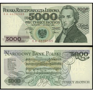 Poľsko, 5 000 PLN, 1.12.1988