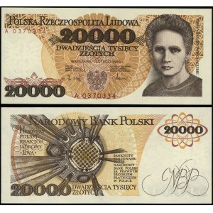 Poľsko, 20 000 PLN, 1.02.1989