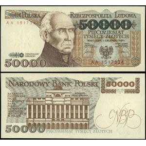 Poland, 50,000 zloty, 1.12.1989