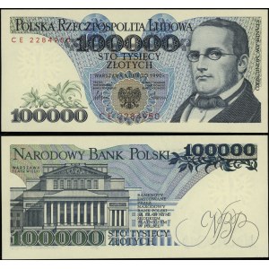 Polska, 100.000 złotych, 1.02.1990