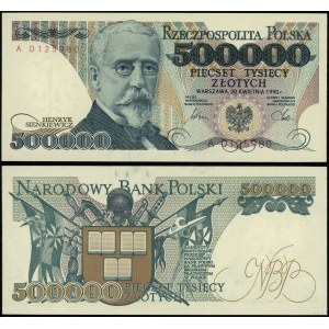 Polsko, 500.000 PLN, 20.04.1990