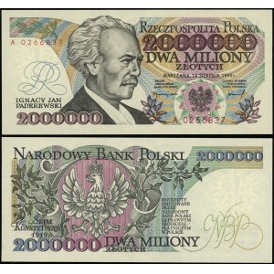 Poľsko, 2 000 000 PLN, 14.08.1992