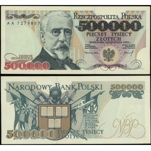 Polsko, 500 000 PLN, 16. 11. 1993