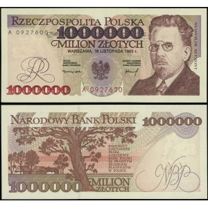 Polsko, 1 000 000 PLN, 16. 11. 1993