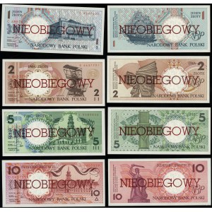 Polsko, sada neoběžných bankovek ze série Polská města, 1.03.1990