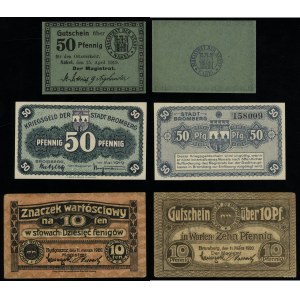 Wielkopolska, zestaw 3 banknotów, 1919-1920