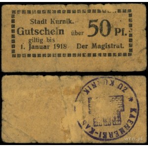 Greater Poland, 50 fenigs, 1.01.1918