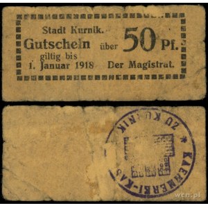 Großpolen, 50 Fenig, 1.01.1918