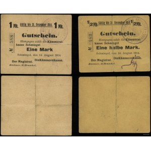 Großpolen, Satz: 1/2 und 1 Mark, gültig vom 14.08.1914 bis 31.12.1914