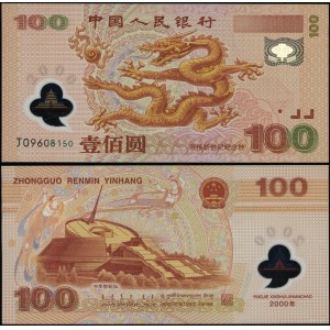 Čína, 100 juanů, 2000