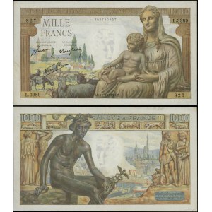 France, 1,000 francs, 11.02.1943