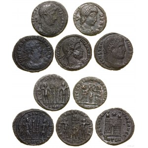 Cesarstwo Rzymskie, zestaw: 5 x follis