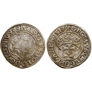 Poľsko, penny, 1537, Gdansk