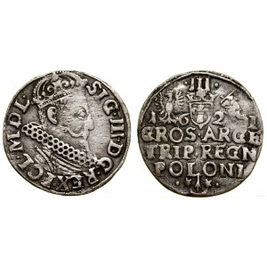 Polen, Trojak, 1621, Kraków